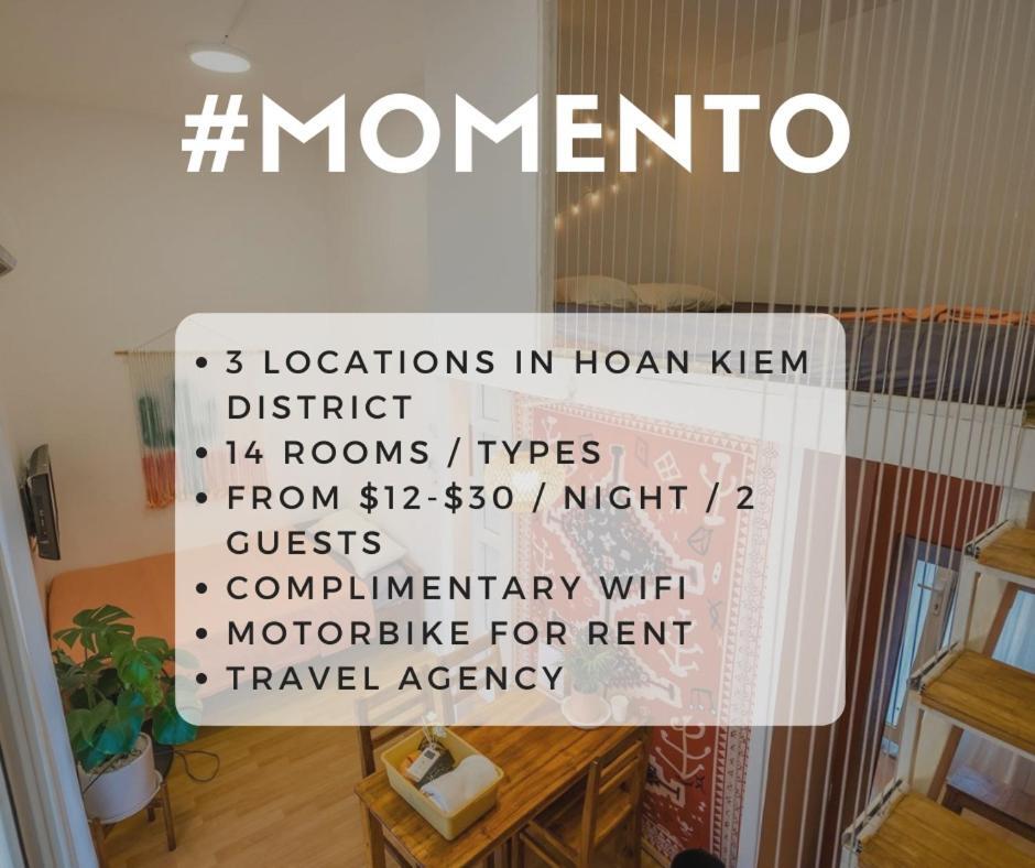 Momento Boutique House 1 Hostel Hanoi Luaran gambar